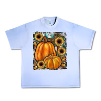 Grape Ice sunflowers, pumpkin, cowhide, serape Urban Heavy Tee - JahusDesignShop