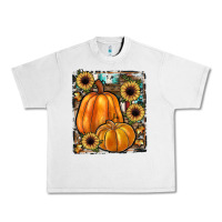 Lunar Rock sunflowers, pumpkin, cowhide, serape Urban Heavy Tee - JahusDesignShop