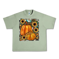 Oil Green sunflowers, pumpkin, cowhide, serape Urban Heavy Tee - JahusDesignShop