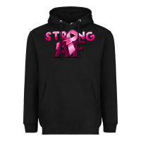 Black strong af breast cancer Heavyweight Hoodie - BarkalooDesign