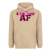 Mushroom strong af breast cancer Heavyweight Hoodie - BarkalooDesign