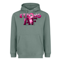 Sage strong af breast cancer Heavyweight Hoodie - BarkalooDesign