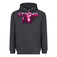 Smoke strong af breast cancer Heavyweight Hoodie - BarkalooDesign
