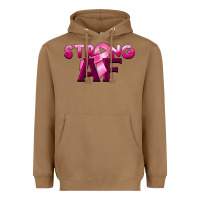 Toasted Coconut strong af breast cancer Heavyweight Hoodie - BarkalooDesign