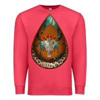 Cardinal leopard bullskull teardrop earrings Premium Sweatshirt - Jasminsmagicworld