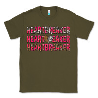 Army Green heartbreaker with leopard and cowhide Classic Tee - NancyCooperArtShop