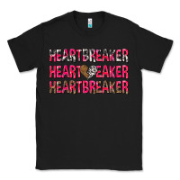 Black heartbreaker with leopard and cowhide Classic Tee - NancyCooperArtShop