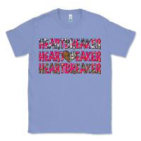 Colony Blue heartbreaker with leopard and cowhide Classic Tee - NancyCooperArtShop