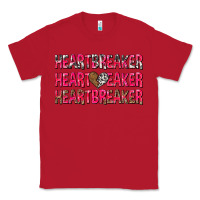 Red heartbreaker with leopard and cowhide Classic Tee - NancyCooperArtShop