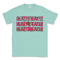 Seafoam heartbreaker with leopard and cowhide Classic Tee - NancyCooperArtShop