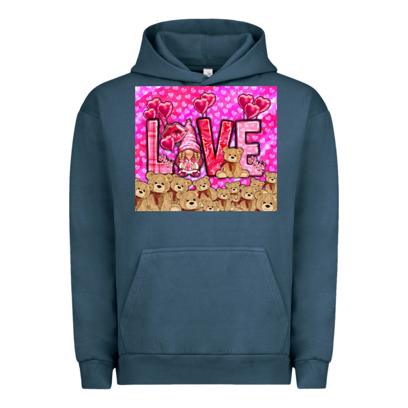 Love Gnome With Bear Tumbler Valentine's Day Urban Hoodie by HowdyJamesFarm | Teevron