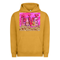 Pigment Peanut Butter Love gnome with bear tumbler Valentine's Day Urban Hoodie - HowdyJamesFarm