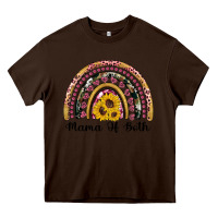 Chocolate Brown mama of both rainbow Heavy Core Tee - Artiststas