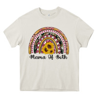 Cream mama of both rainbow Heavy Core Tee - Artiststas