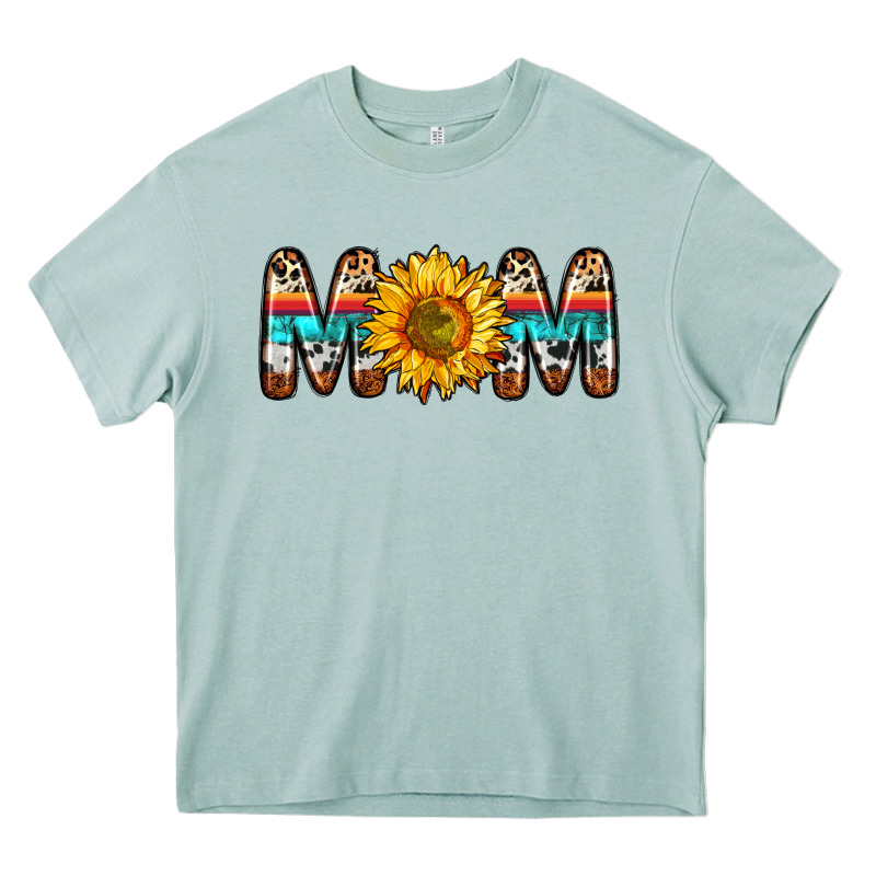 Mom Sunflower Heavy Core Tee by Zillion Design Studio | Teevron