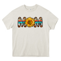 Cream mom sunflower Heavy Core Tee - Zillion Design Studio