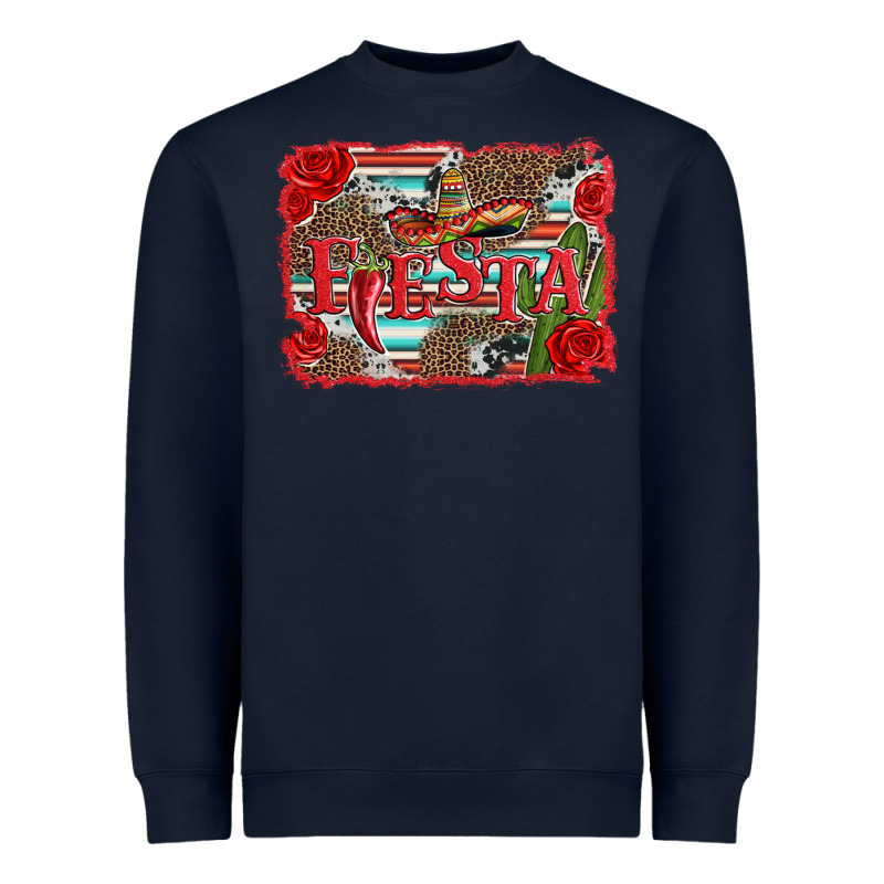 Fiesta With Sombrero Background Heavyweight Sweatshirt by Artiststas | Teevron