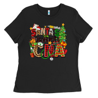Black santa's favorite cna Ladies Tee - Zillion Design Studio