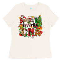 Bone santa's favorite cna Ladies Tee - Zillion Design Studio
