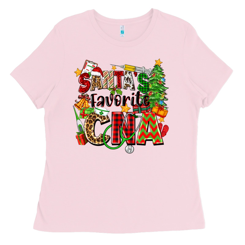 Santa's Favorite Cna Ladies Tee by Zillion Design Studio | Teevron