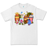White cartoon characters coffee cups Premium Tee - Zillion Design Studio