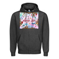 Charcoal Heather nurse life Zipper Hoodie - MaliasSmallBusiness