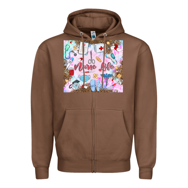 Nurse Life Zipper Hoodie by MaliasSmallBusiness | Teevron