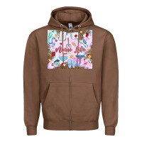 Chestnut nurse life Zipper Hoodie - MaliasSmallBusiness
