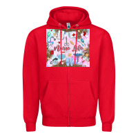 Red nurse life Zipper Hoodie - MaliasSmallBusiness