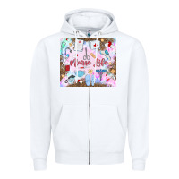 White nurse life Zipper Hoodie - MaliasSmallBusiness