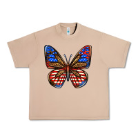 Burro 4th of july butterfly Urban Heavy Tee - BundleAndBundleShop