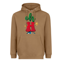 Toasted Coconut oh holy night Heavyweight Hoodie - BarkalooDesign