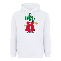 White oh holy night Heavyweight Hoodie - BarkalooDesign