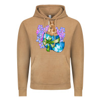 Vintage Camel easter bunny egg flowers Vintage Hoodie - RanaPortraitStore