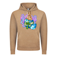 Vintage Coffee easter bunny egg flowers Vintage Hoodie - RanaPortraitStore