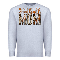 Heather Grey football mom Premium Sweatshirt - Jasminsmagicworld