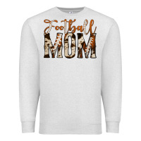 Oatmeal Heather football mom Premium Sweatshirt - Jasminsmagicworld