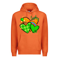 Carrot st patricks day hearts png Premium Hoodie - NancyCooperArtShop