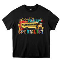 Black student delivery specialist Heavy Core Tee - texasbilliewilder