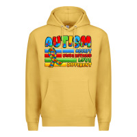 Antique Gold autism accept understand love different Premium Hoodie - JahusDesignShop