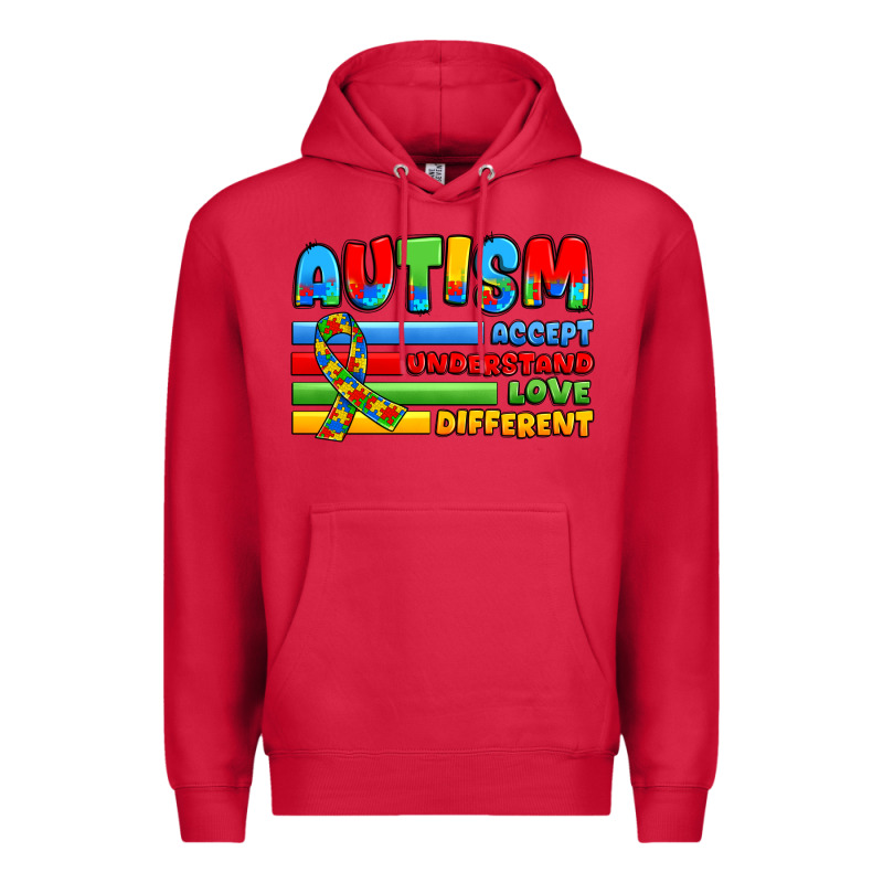 Autism Accept Understand Love Different Premium Hoodie by JahusDesignShop | Teevron