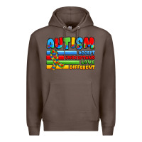 Coffee autism accept understand love different Premium Hoodie - JahusDesignShop