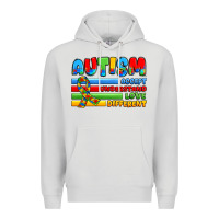 Dove Grey autism accept understand love different Premium Hoodie - JahusDesignShop