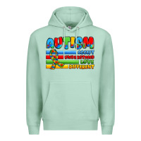 Seafoam autism accept understand love different Premium Hoodie - JahusDesignShop