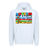 White autism accept understand love different Premium Hoodie - JahusDesignShop