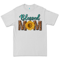 Dove Grey western blessed mom with sunflower Premium Tee - texasbilliewilder