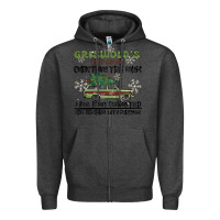 Charcoal Heather christmas tree farm Zipper Hoodie - MaliasSmallBusiness