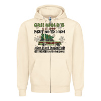 Sandshell christmas tree farm Zipper Hoodie - MaliasSmallBusiness