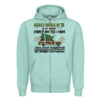 Seafoam christmas tree farm Zipper Hoodie - MaliasSmallBusiness