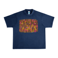 Navy cinco de mayo leopard glitter Urban Heavy Tee - Artiststas